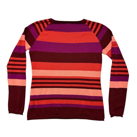 Title Nine Multicolor Striped Long Sleeve Top - Picture 5 of 10